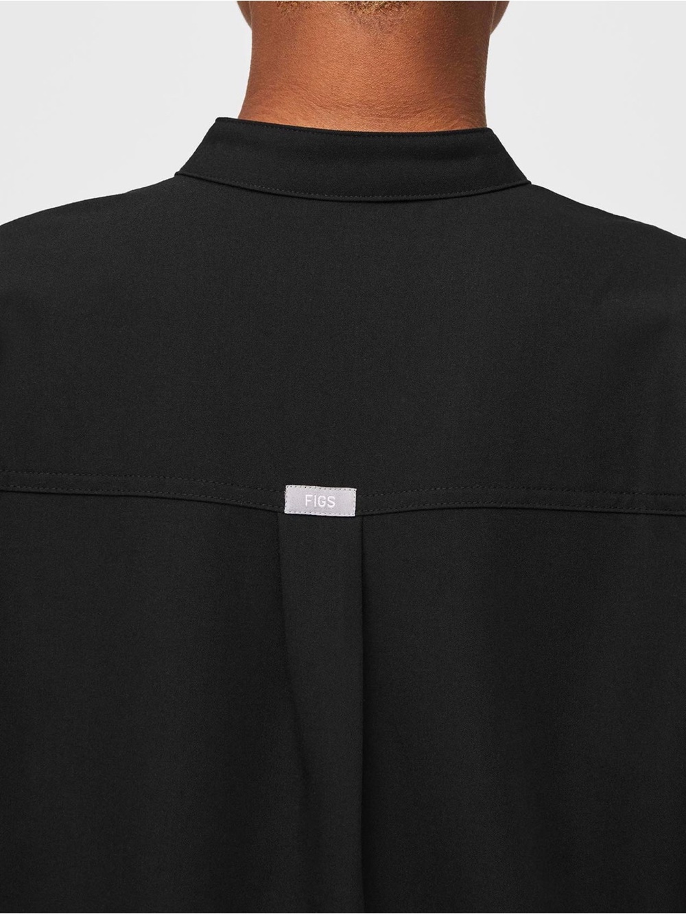 FIGS Women's Rafaela Oversized Scrub Top - Black - Size Small - Picture 9 of 9